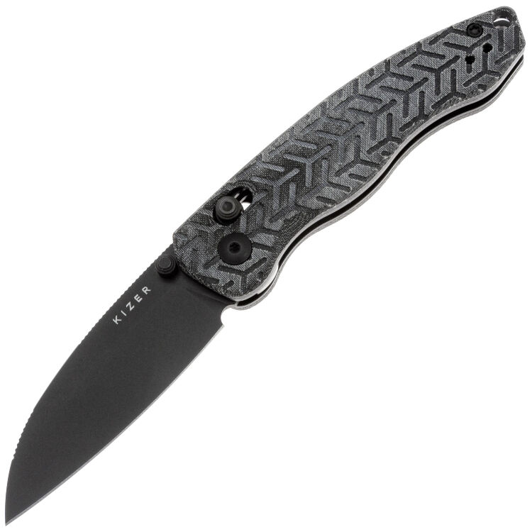 Нож Kizer Exist black сталь Nitro-V рукоять Micarta