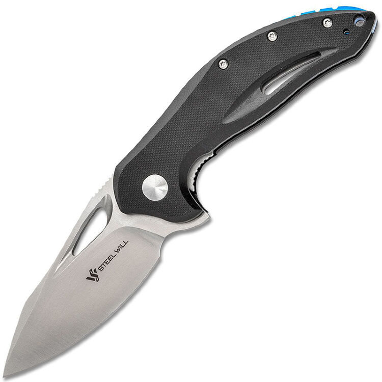Нож Steel Will Screamer Satin сталь D2 рук. Black G10 (F73-10)