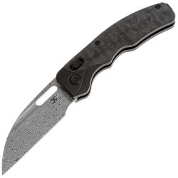 Нож Kansept Vivid сталь Damascus рукоять Blackwash Ti/Rose Carbon Fiber