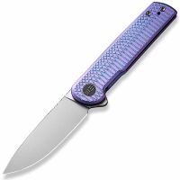 Нож We Knife Charith beadblast сталь CPM-20CV рукоять Ripple Purple Titanium (WE20056-2)
