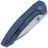 Нож WE Knife Trogon beadblast сталь CPM-20CV рукоять Blue Titanium (WE22002B-1)