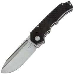 Нож Boker Plus Hermod Folder stonewash сталь D2 рукоять Black G10 (01BO914)