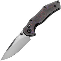 Нож Kansept Apollo mirror DLC сталь S35VN рукоять Ti/Purple Haze Fatcarbon