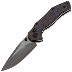 Нож Kansept Apollo mirror DLC сталь S35VN рукоять Ti/Purple Haze Fatcarbon