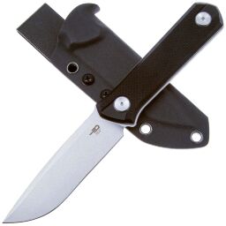 Нож Bestech Hedron stonewash сталь D2 рукоять Black G10 (BFK02A)