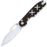 Нож Kizer Cormorant satin сталь S35VN рукоять Black/White G10