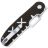 Нож Kizer Cormorant satin сталь S35VN рукоять Black/White G10