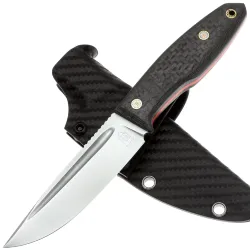 Нож Град Горький Байкер сталь Elmax рукоять Carbon Fiber