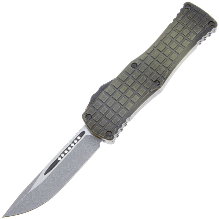 Нож Microtech Hera S/E apocalyptic Signature сталь M390 рукоять Frag Aluminum (703-10APFRGS)