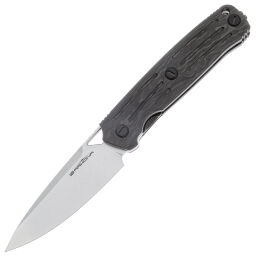 Нож Arkona Nettle F stonewash сталь M390 рукоять Marble Carbon Fiber