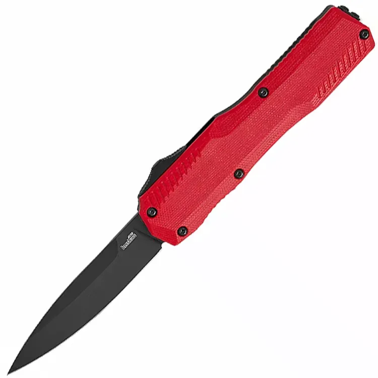 Нож Kershaw Livewire black PVD сталь MagnaCut рукоять Black Aluminium/Red G10 (9000RDG)