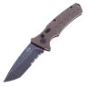 Нож Boker Plus Strike Tanto Blackwash PS сталь AUS-8 рукоять Coyote Aluminium (01BO425)