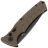 Нож Boker Plus Strike Tanto Blackwash PS сталь AUS-8 рукоять Coyote Aluminium (01BO425)