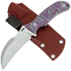 Нож WKL Мини Арли 05 сталь VG-10 рукоять микарта Crazyfiber