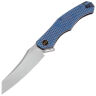 Нож WE Knife RekkeR beadblast сталь CPM-20CV рукоять Blue Ti (WE22010G-4)