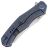 Нож WE Knife RekkeR beadblast сталь CPM-20CV рукоять Blue Ti (WE22010G-4)