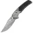Нож WE Knife Skynix сталь Fafnir Damasteel рукоять Gray Titanium/Black-Blue CF