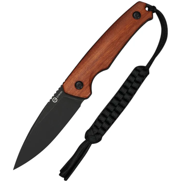 Нож CIVIVI Altus Fixed blackwash сталь 14C28N рукоять Guibourtia Wood (C20076B-3)