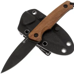 Нож CIVIVI Altus Fixed blackwash сталь 14C28N рукоять Guibourtia Wood (C20076B-3)