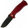 Нож Lion Steel SR-1 Black сталь D2 рукоять Red Aluminium (SR1A RB)