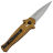 Нож Kershaw Launch 12 stonewash сталь CPM-20CV рукоять Earth Brown Aluminium/CF (7125EBSW20CV)