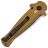 Нож Kershaw Launch 12 stonewash сталь CPM-20CV рукоять Earth Brown Aluminium/CF (7125EBSW20CV)