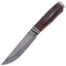 Нож 007К (120мм) легированный булат рукоять мельхиор/корень ореха (Пампуха И.Ю.)