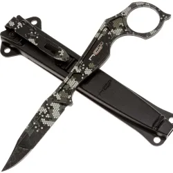 Нож N.C. Custom Thorn Razvedos Edition Hexagon blackwash сталь AUS-8