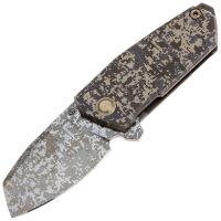 Нож Бульдог сталь MagnaCut рукоять титан гравировка камуфляж (Чебурков А.И.)