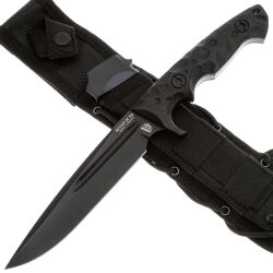 Нож НОКС Ягуар-М Black сталь D2 рукоять G10 (602-700426)