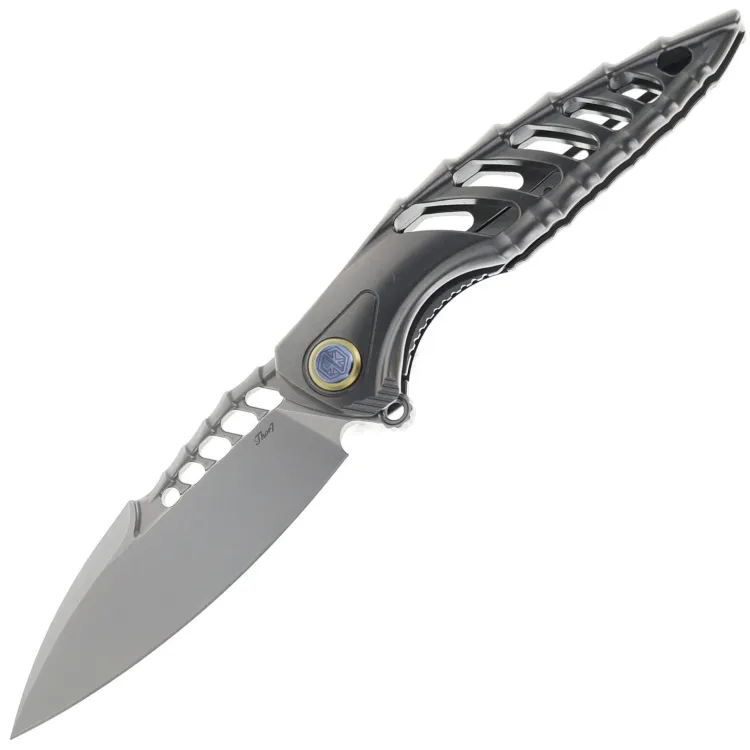 Нож Rike Knife Thor7 V2 сталь S90V рукоять Dark Gray Titanium