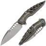 Нож Rike Knife Thor7 V2 сталь S90V рукоять Dark Gray Titanium