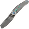 Нож Reate/Vulpex Knives CLU acidwash сталь Elmax рукоять Beadbalsted Titanium