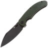Нож Kansept Nesstreet blackwash сталь S35VN рукоять Green Micarta