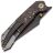 Нож Kansept Fenrir blackwash сталь S35VN рукоять Copper Foil CF/Titanium
