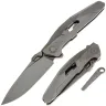 Нож Rike Knife Shadow S black сталь M390 рукоять Black Titanium