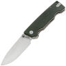 Нож SHOOZIZ HAN313 satin сталь 14C28N рукоять Green Micarta