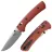 Нож Benchmade Slipridge stonewash сталь MagnaCut рукоять Rust Orange G10 (15090-01)