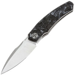 Нож NL Knives Баба Яга 2.0 сталь М390 рукоять Chaotic White CF