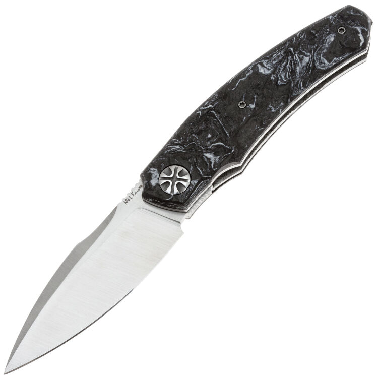 Нож NL Knives Баба Яга 2.0 сталь М390 рукоять Chaotic White CF