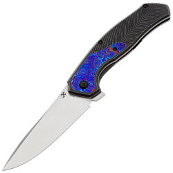 Нож Kansept Havørn satin сталь S35VN рукоять Timascus/Blackwash Ti