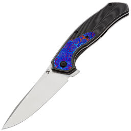 Нож Kansept Havørn satin сталь S35VN рукоять Timascus/Blackwash Ti