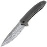 Нож WE Knife Acuminal сталь Fafnir Damasteel рукоять Gray Titanium (WE23070-DS1)