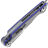 Нож Daggerr Arrow X-Lock beadblast сталь VG-10 рукоять Blue G10/CF