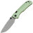 Нож Vosteed Marten stonewash сталь 154CM рукоять Green Aluminum