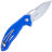 Нож Steel Will Screamer Satin сталь D2 рукоять Blue G10 (F73-14)