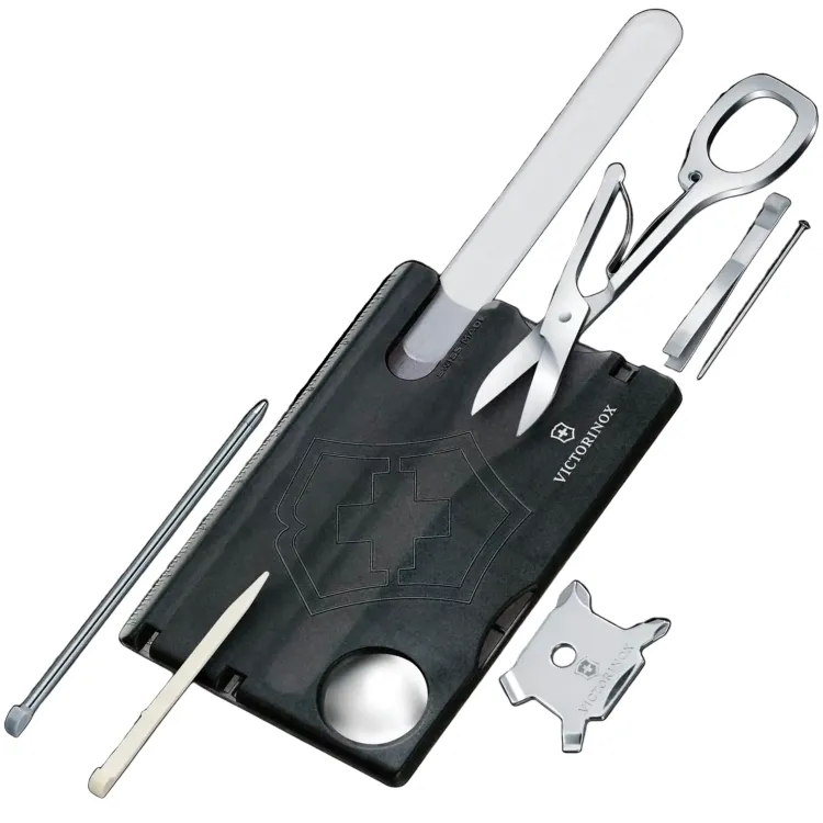 Швейцарская карточка Victorinox Swiss Card Nailcare Black (0.7240.T3)