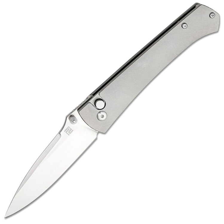 Нож Artisan Cutlery Andromeda сталь S35VN рукоять Gray Titanium
