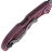 Нож Spyderco Delica 4 Black сталь Micro-Melt PD#1 рукоять Burgundy FRN (C11BGBKP)