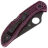 Нож Spyderco Delica 4 Black сталь Micro-Melt PD#1 рукоять Burgundy FRN (C11BGBKP)